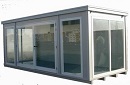 monoblocco vetrate show room